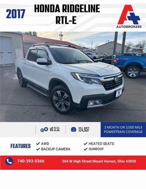 2017 Honda Ridgeline RTL-E