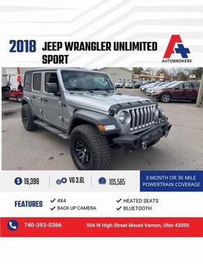 2018 Jeep Wrangler Unlimited Sport