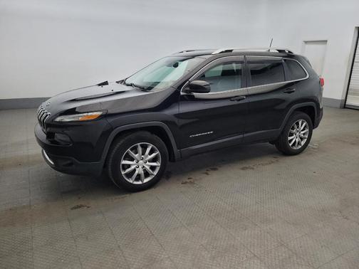 Diamond Black Crystal Pearlcoat 2018 Jeep Cherokee Limited