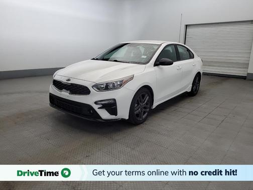 Clear White 2021 Kia Forte GT-Line