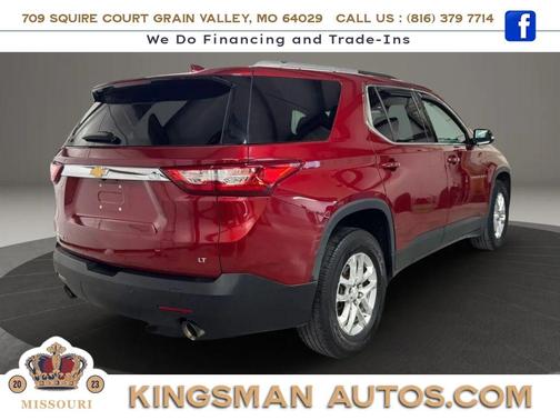 Red 2018 Chevrolet Traverse LT Cloth