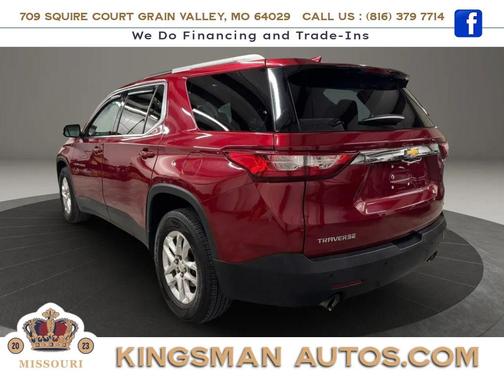 Red 2018 Chevrolet Traverse LT Cloth