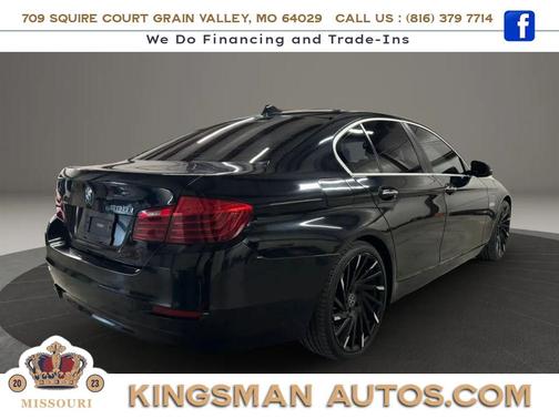 Black 2014 BMW 528 528i Sedan 4D