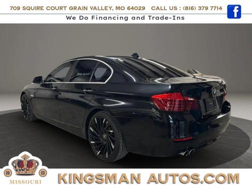 Black 2014 BMW 528 528i Sedan 4D