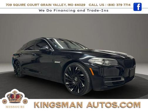 Black 2014 BMW 528 528i Sedan 4D