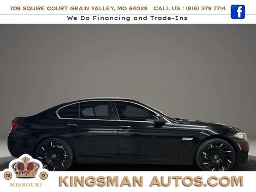 Black 2014 BMW 528 528i Sedan 4D