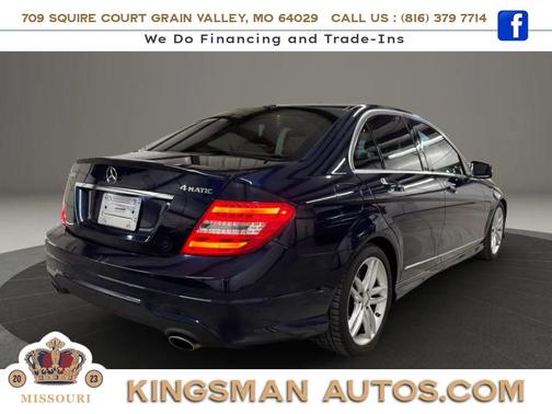 Lunar Blue Metallic 2013 Mercedes-Benz C-Class C 300 4MATIC Sport
