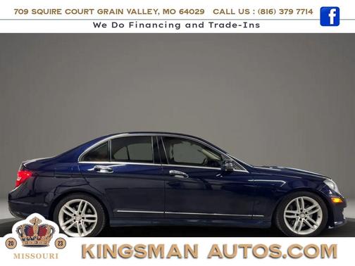 Lunar Blue Metallic 2013 Mercedes-Benz C-Class C 300 4MATIC Sport