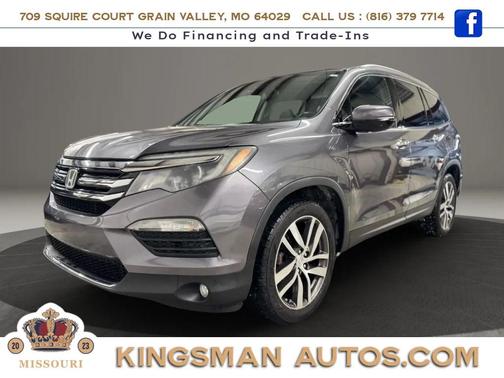 Modern Steel Metallic 2016 Honda Pilot Touring
