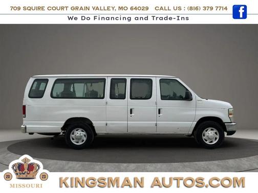 White 2009 Ford E350 Super Duty XL Wagon