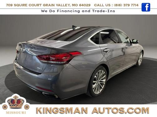 Empire State Gray 2015 Hyundai Genesis 3.8
