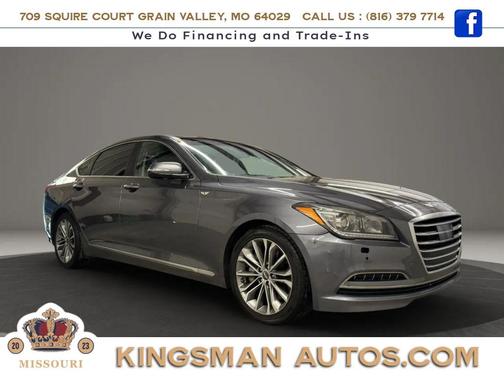 Empire State Gray 2015 Hyundai Genesis 3.8