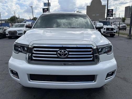 Blizzard Pearl 2018 Toyota Sequoia Platinum