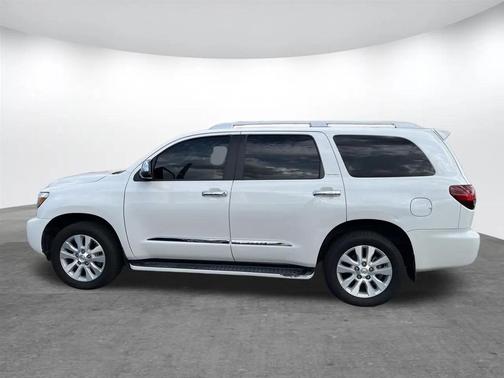 Blizzard Pearl 2018 Toyota Sequoia Platinum