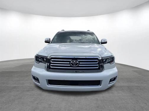 Blizzard Pearl 2018 Toyota Sequoia Platinum