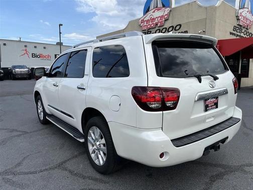 Blizzard Pearl 2018 Toyota Sequoia Platinum