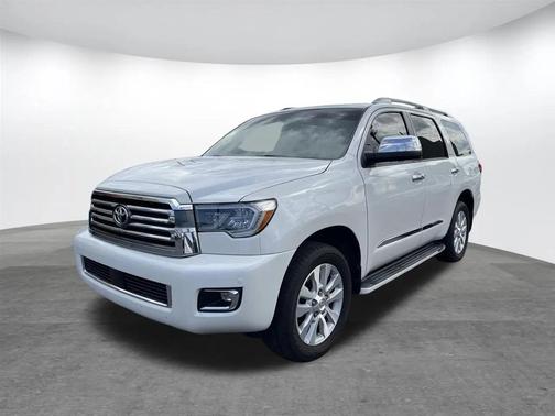 Blizzard Pearl 2018 Toyota Sequoia Platinum