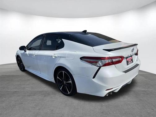 White 2019 Toyota Camry XSE