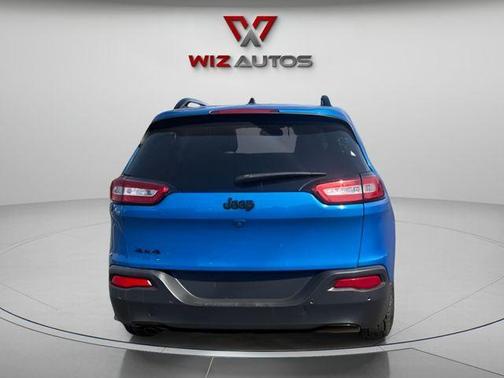 Blue 2018 Jeep Cherokee Limited