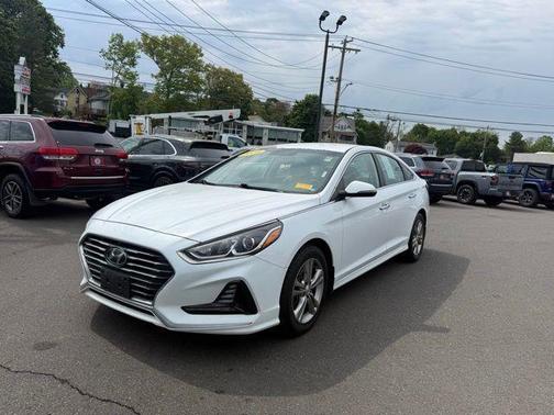 Quartz White Pearl 2018 Hyundai SONATA SEL