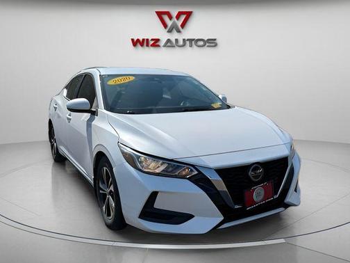 Aspen White 2020 Nissan Sentra SV