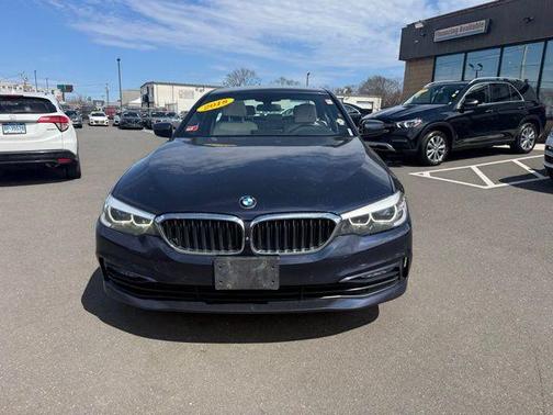 Blue 2018 BMW 540 i xDrive