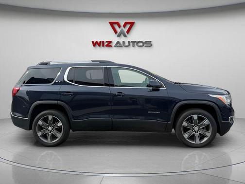 Blue 2017 GMC Acadia SLT-2