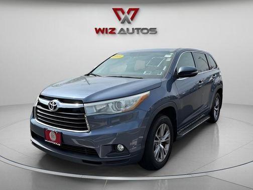 Blue 2015 Toyota Highlander LE Plus