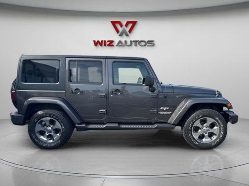 Gray 2017 Jeep Wrangler Unlimited Sahara