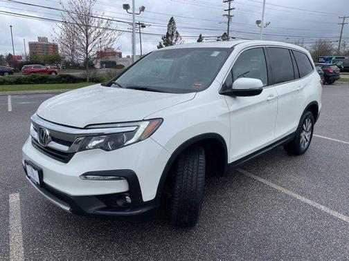 White Diamond Pearl 2019 Honda Pilot EX-L
