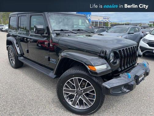 Black Clearcoat 2023 Jeep Wrangler 4xe Sahara High Altitude