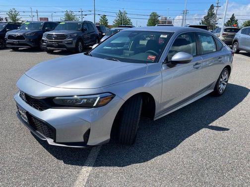 Solar Silver Metallic 2026 Honda Civic LX