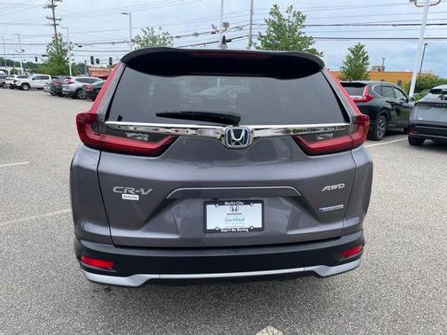 Modern Steel Metallic 2021 Honda CR-V Hybrid EX