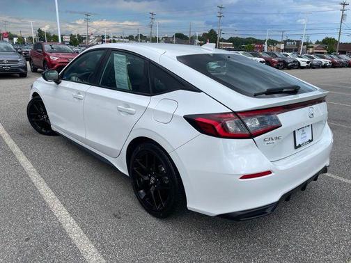 Platinum White Pearl 2025 Honda Civic Sport