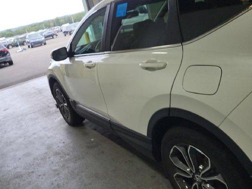 Platinum White 2022 Honda CR-V AWD EX-L