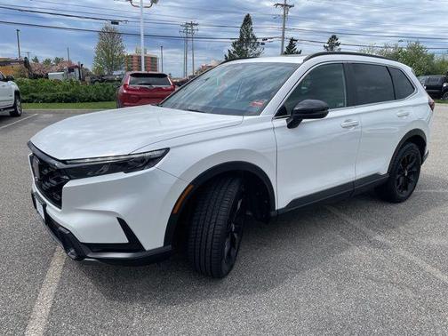 Platinum White Pearl 2024 Honda CR-V Hybrid Sport AWD
