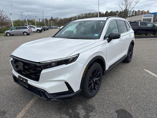 Platinum White Pearl 2024 Honda CR-V Hybrid Sport AWD