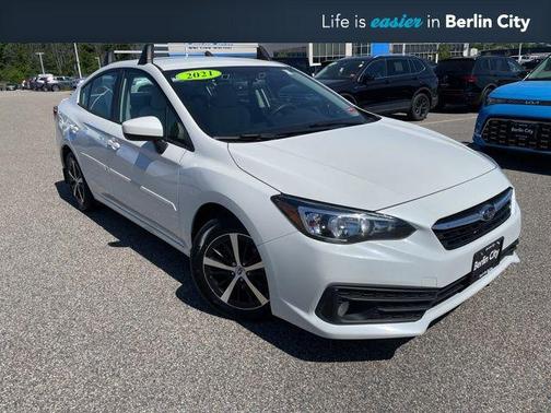 Crystal White Pearl 2021 Subaru Impreza Premium