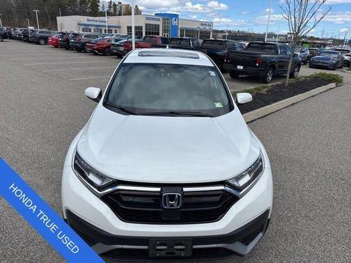 Platinum White Pearl 2021 Honda CR-V Hybrid EX-L