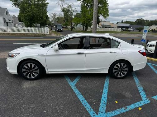 White Orchid Pearl 2014 Honda Accord Hybrid Base