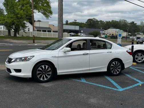 White Orchid Pearl 2014 Honda Accord Hybrid Base