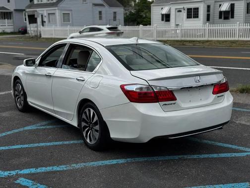 White Orchid Pearl 2014 Honda Accord Hybrid Base