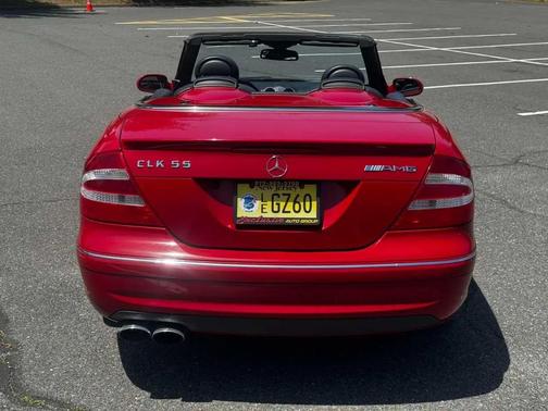 Red 2005 Mercedes-Benz CLK-Class CLK55 AMG