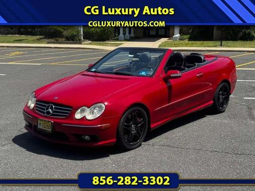 Red 2005 Mercedes-Benz CLK-Class CLK55 AMG