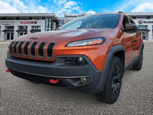 Mango Tango Pearlcoat 2015 Jeep Cherokee Trailhawk