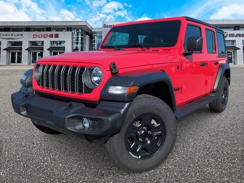 Firecracker Red Clearcoat 2026 Jeep Wrangler Sport