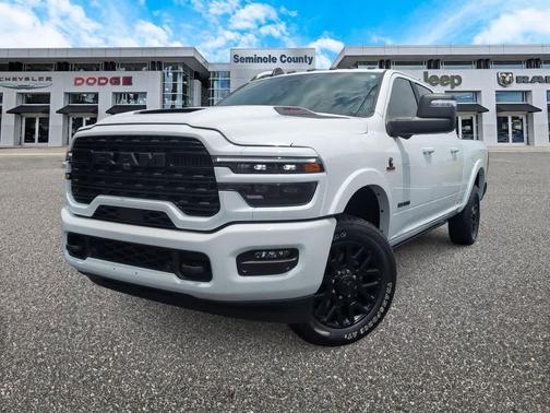 Bright White Clearcoat 2026 RAM 2500 Limited Mega Cab 4x4 6'4' Box