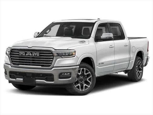 Bright White Clearcoat 2025 RAM 1500 Laramie
