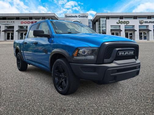 Hydro Blue Pearlcoat 2024 RAM 1500 Classic Warlock Crew Cab 4x2 5'7' Box