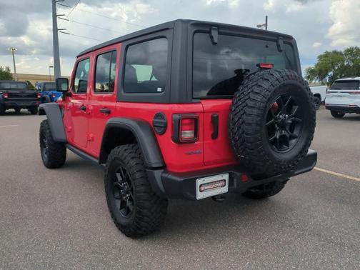 Firecracker Red Clearcoat 2025 Jeep Wrangler 4xe Willys
